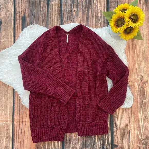 Free People High Hopes Open Front Cardigan Sweater - Picture 3 of 8